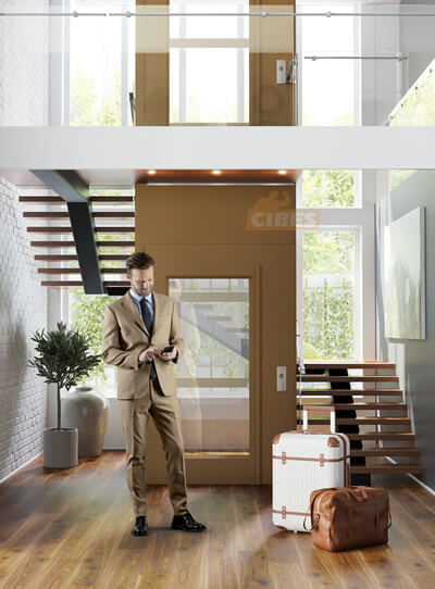 无底坑小型家用电梯装置案例