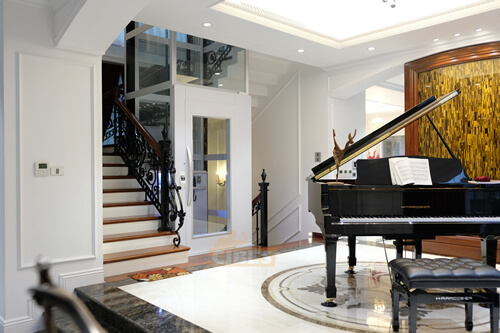 CIBES家用电梯楼梯中心装置案例