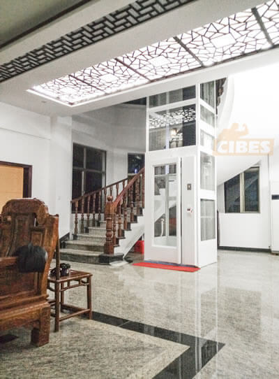 无底坑装置家用电梯案例