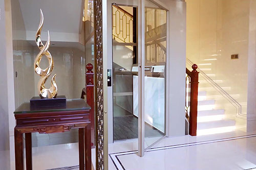 半高门小型家用电梯装置案例