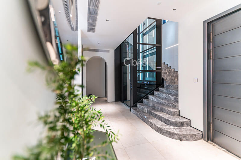 楼梯中心装置小尺寸家用小电梯案例