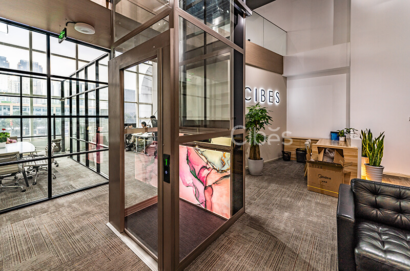 Cibes小尺寸系列家用电梯成都展厅