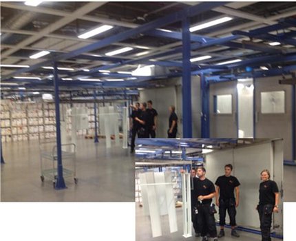 cibes粉末喷涂生产线正式运营