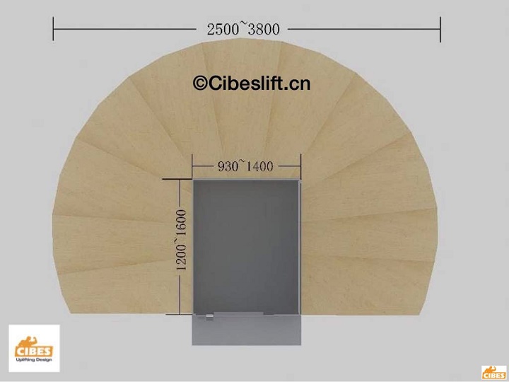 旋转楼梯家用电梯装置
