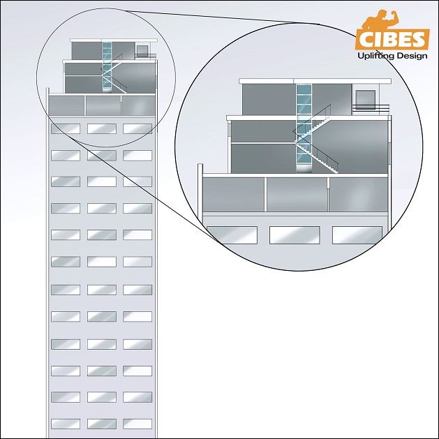 cibes家用电梯复式楼装置电梯最佳方案
