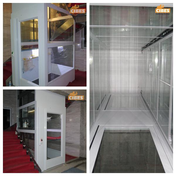 A5000家用电梯装置于湖南长沙