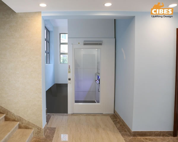Cibes家用电梯顶层斜顶装置案例