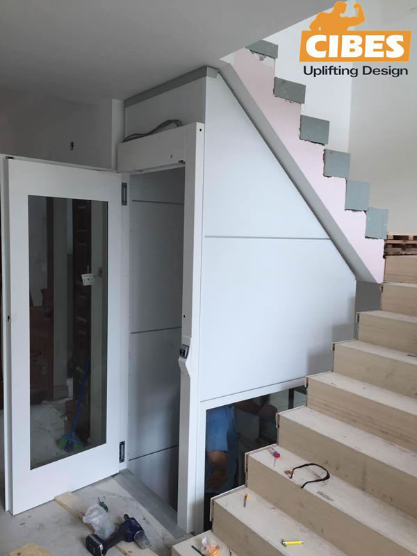 Cibes两层家用电梯上海案例
