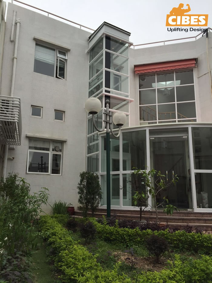 Cibes户外旅行电梯澳门装置案例