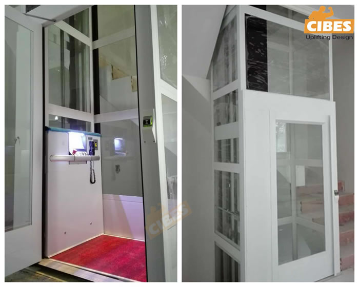 济南家用电梯装置案例