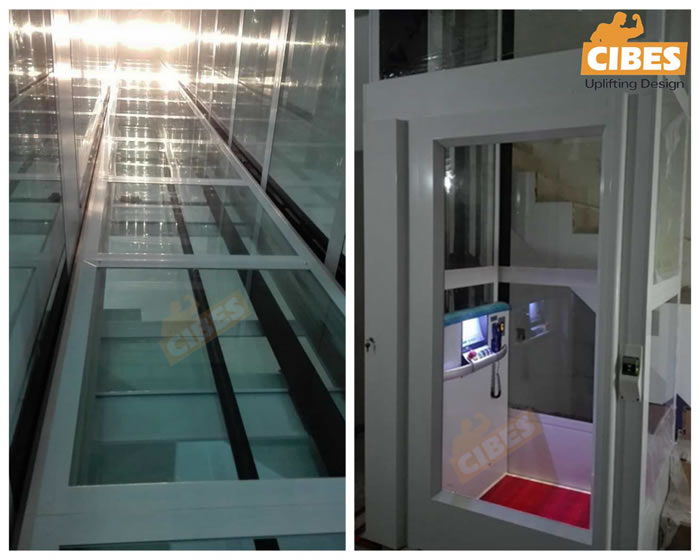 济南家用电梯装置案例