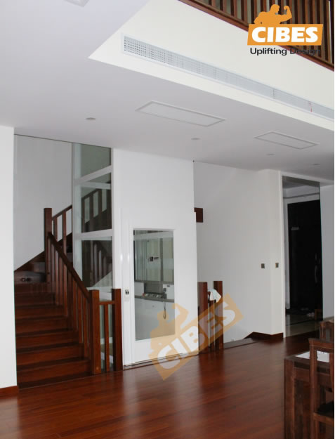 Cibes四层家用电梯装置于苏州