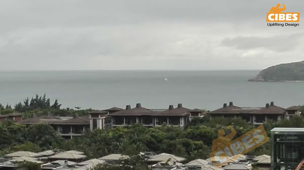 Cibes家用电梯装置于海南石梅湾