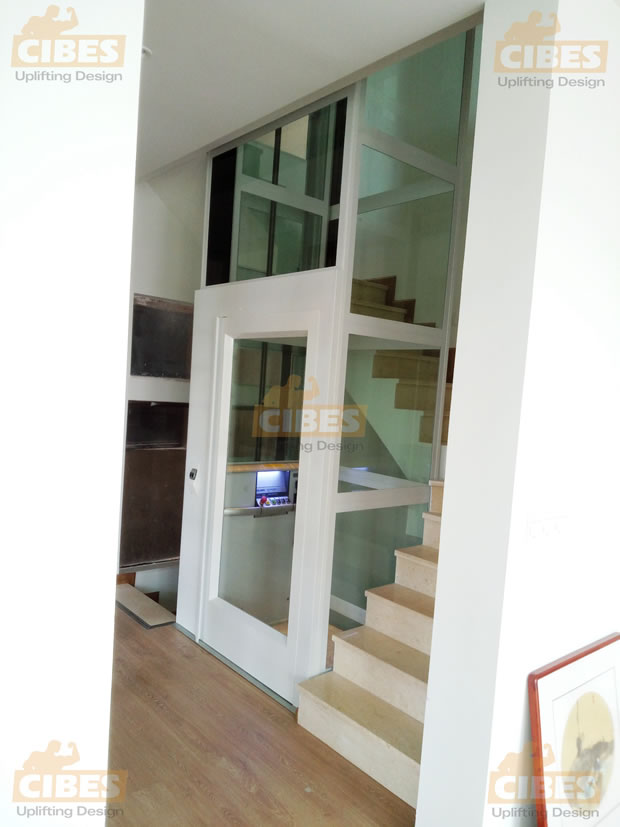 CIBES别墅电梯装置于贵阳