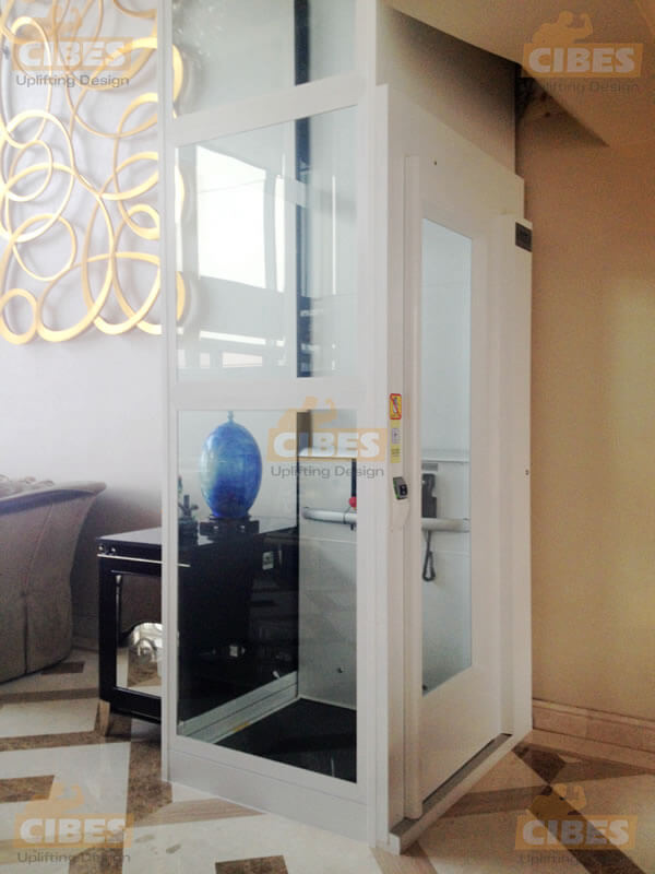 Cibes电梯装置于杭州复式楼