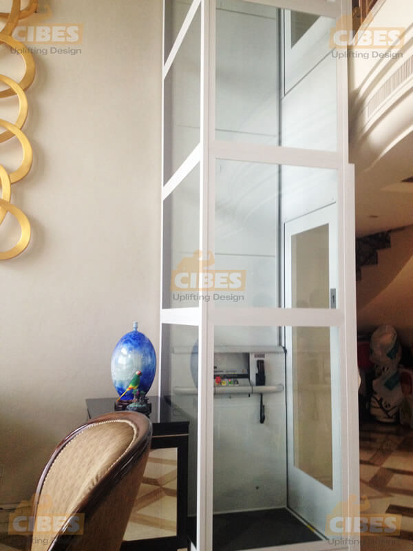 Cibes电梯装置于杭州复式楼