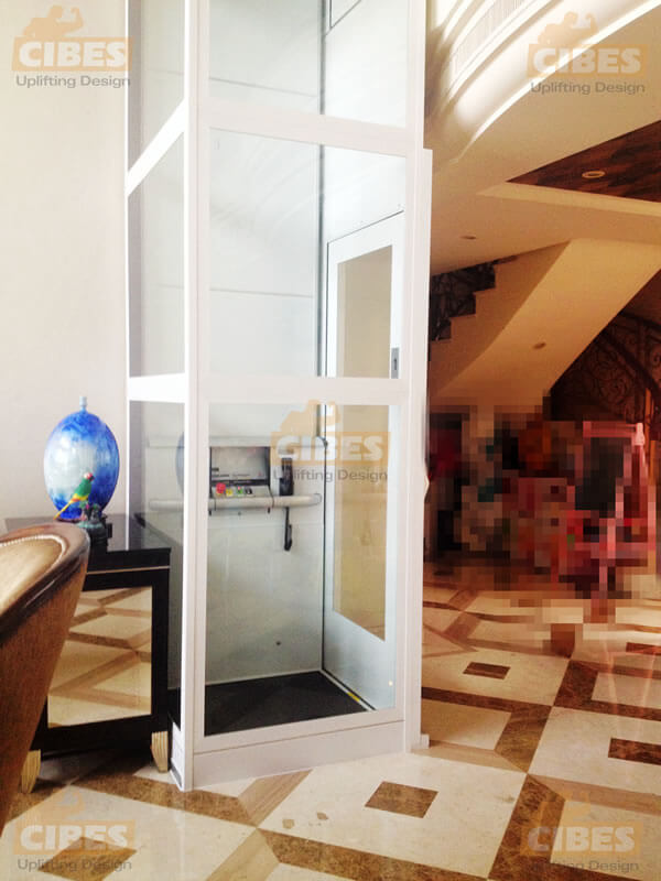 Cibes电梯装置于杭州复式楼