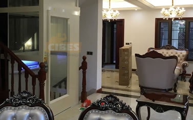 CIBES A5000螺杆家用电梯装置于上海崇明岛 201611