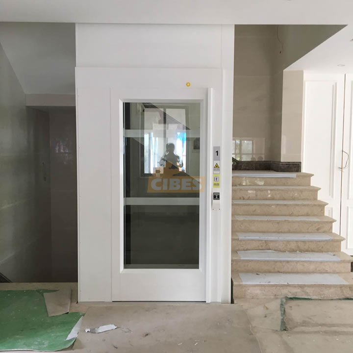 东莞别墅电梯装置现场