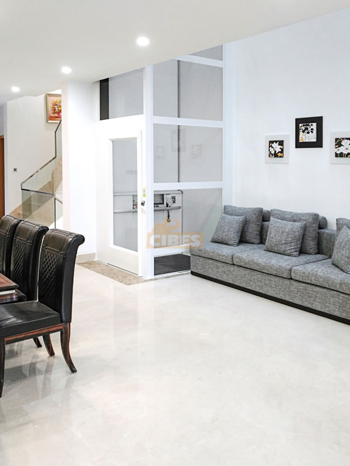 CIBES A5000家用电梯装置于广东中山