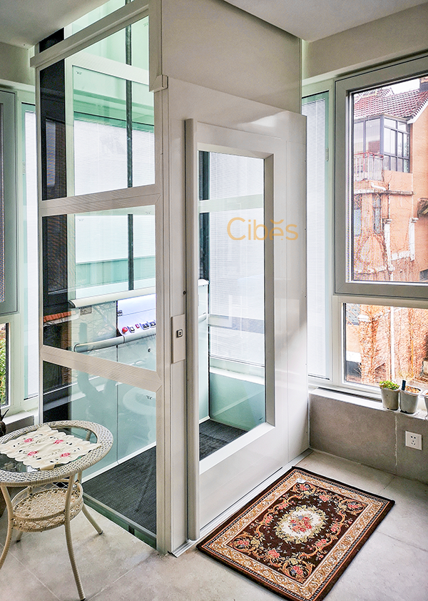 CIBES A5000型号家用电梯装置于南京