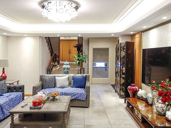 CIBES A5000型号别墅电梯装置于天津