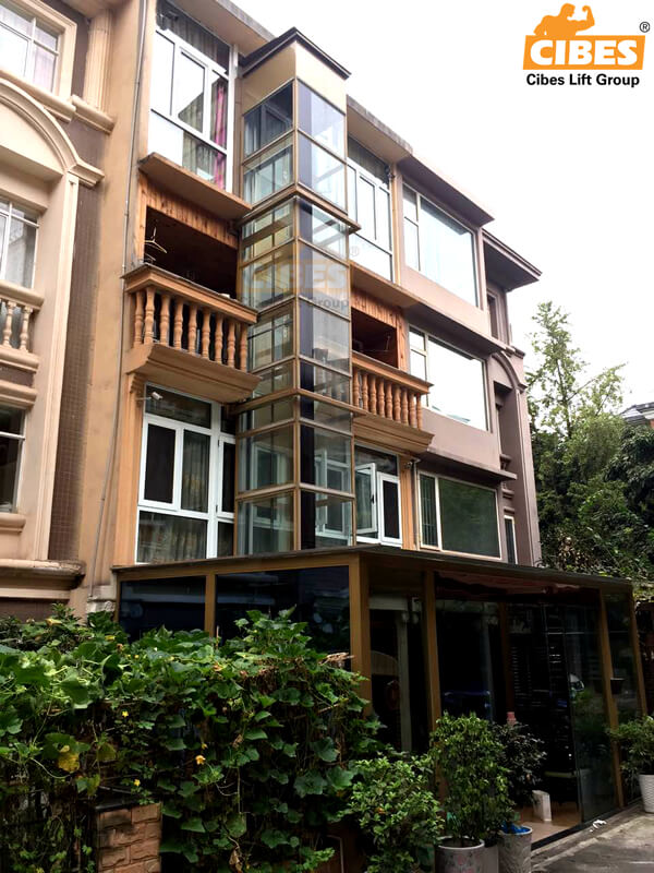 别墅电梯室外装置