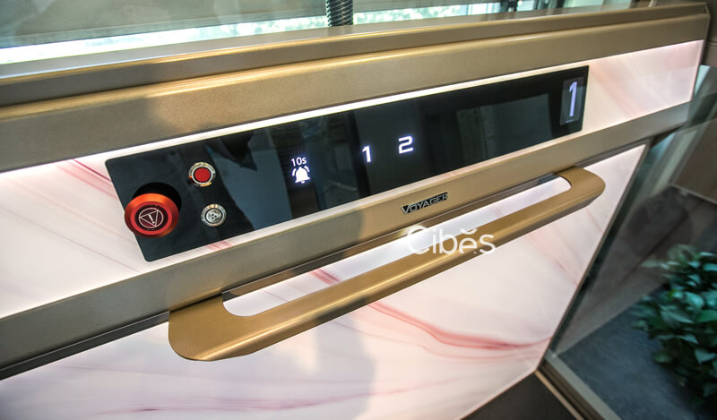 Cibes杭州实体展厅时尚版家用电梯