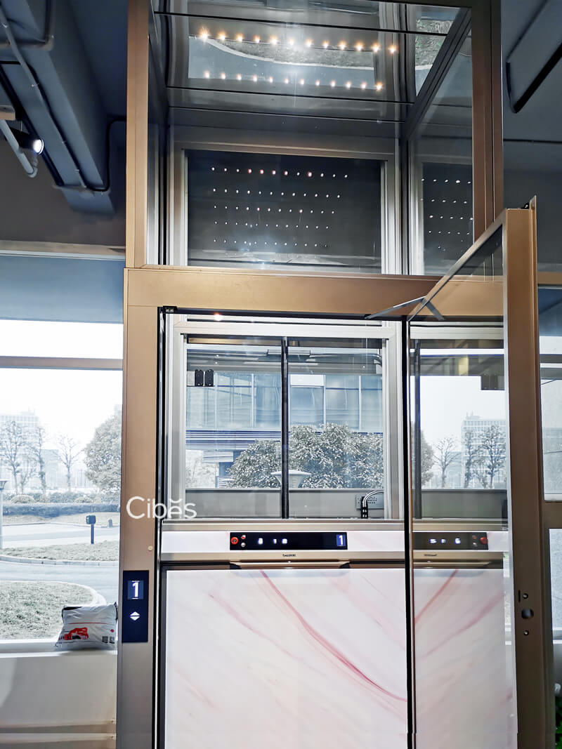 Cibes杭州实体展厅限量版家用电梯