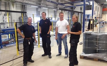 新的井道面板生产线升级