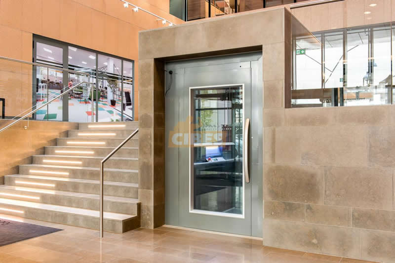 Cibes A5000 at Uarda 7 office building, Stockholm - Cibes大发500瑞典品牌电梯