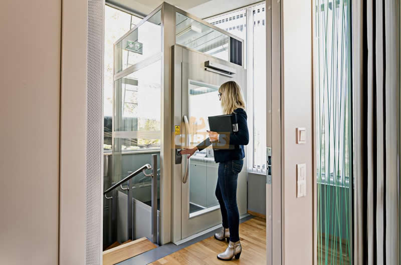 Passenger lift Cibes A5000 at the Concert Hall of G?vle - Cibes大发500瑞典品牌电梯