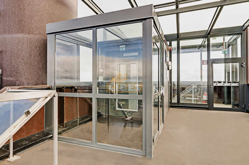 Passenger lift Cibes A5000 in ski jump tower - Cibes大发500瑞典品牌电梯