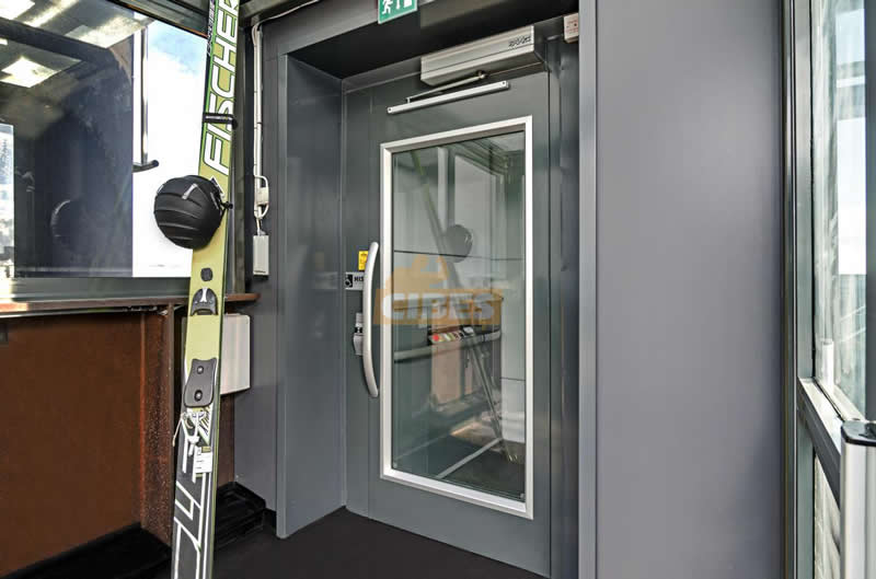 Passenger lift Cibes A5000 in ski jump tower - Cibes大发500瑞典品牌电梯