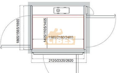 Cibes家用电梯差别开门结构示例