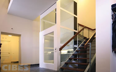 不破损土建的Cibes家用电梯