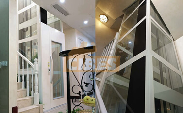 Cibes A4000陕西西安家用电梯装置案例 201705