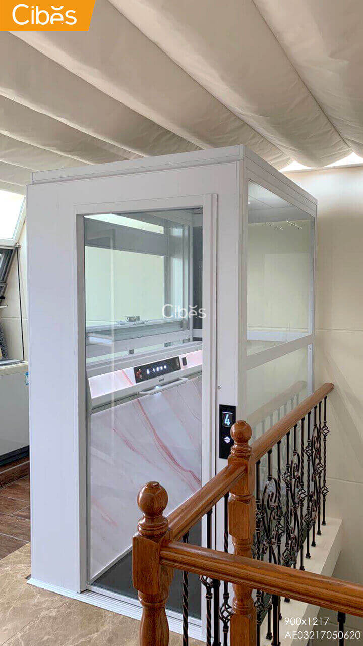 Cibes别墅电梯重庆装置案例-1