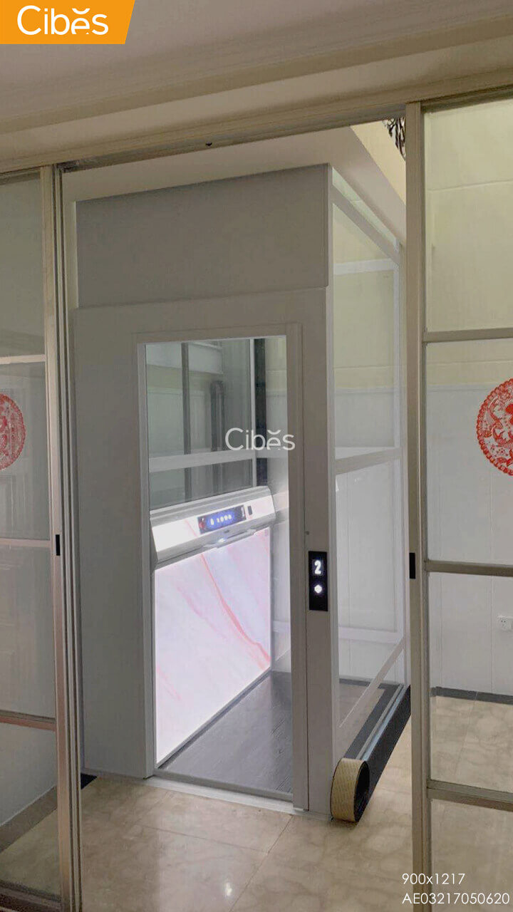 Cibes别墅电梯重庆装置案例-5