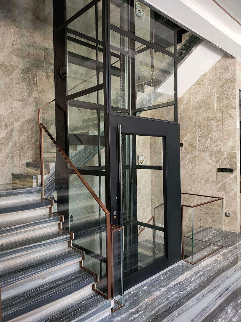 Cibes别墅电梯案例装置于深圳