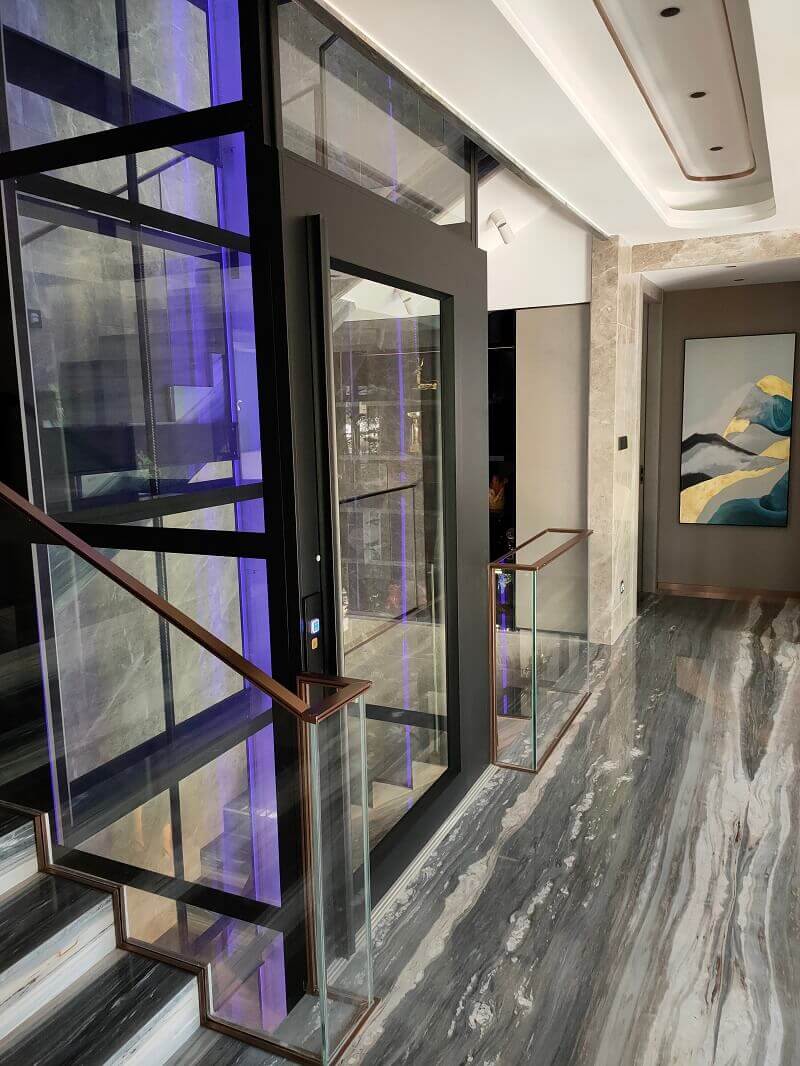 Cibes别墅电梯案例装置于深圳