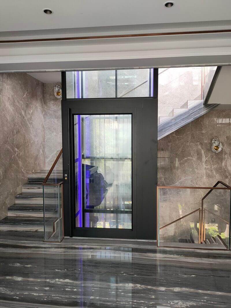 Cibes别墅电梯案例装置于深圳