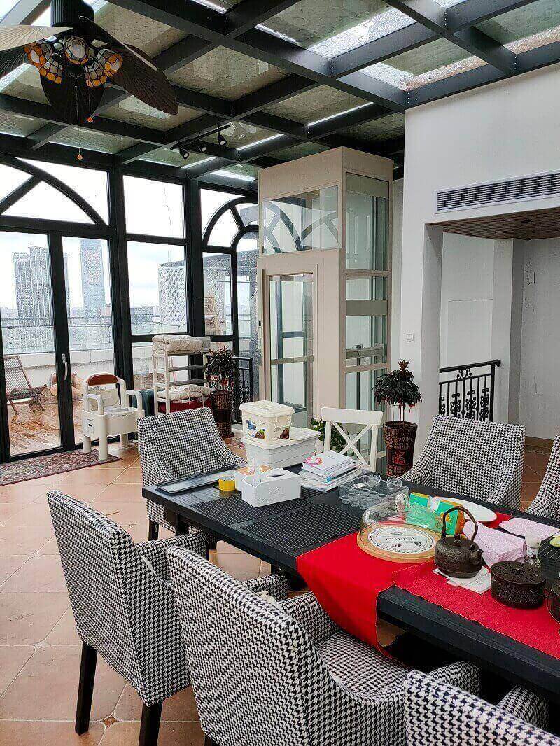 Cibes别墅电梯案例装置于深圳