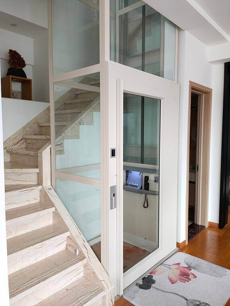 Cibes别墅电梯案例装置于深圳