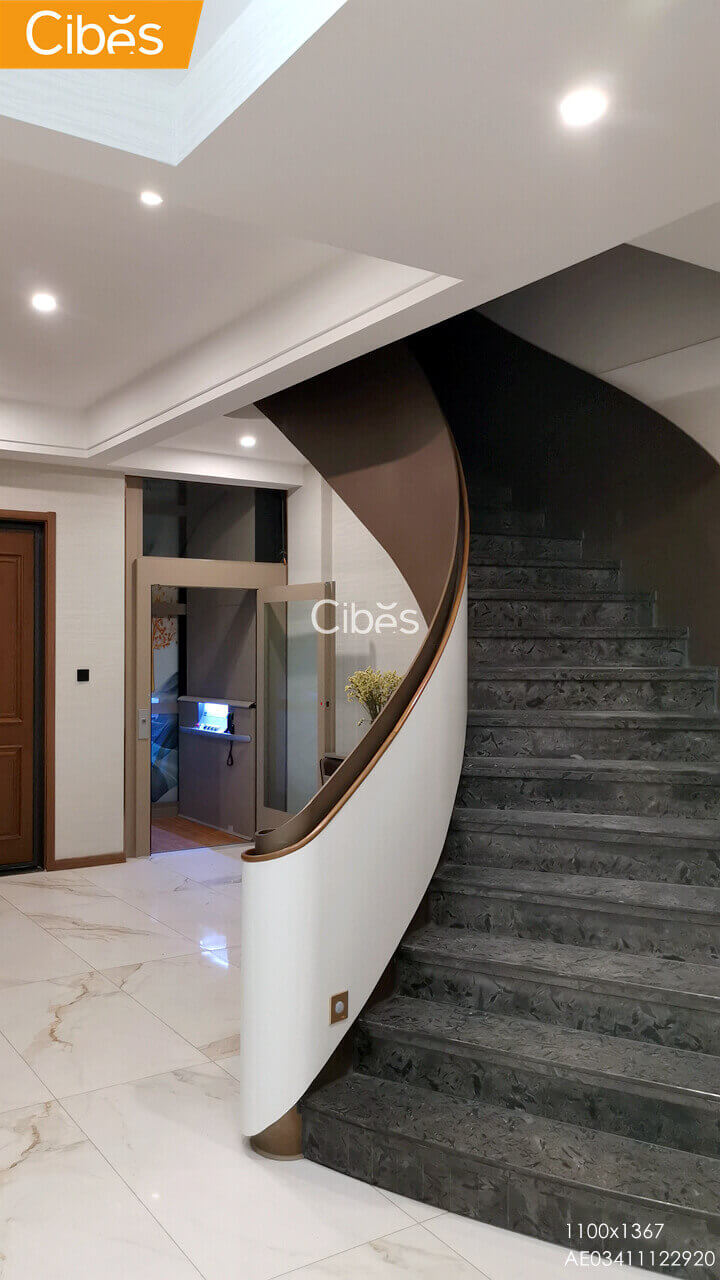 Cibes别墅电梯案例装置于四川成都