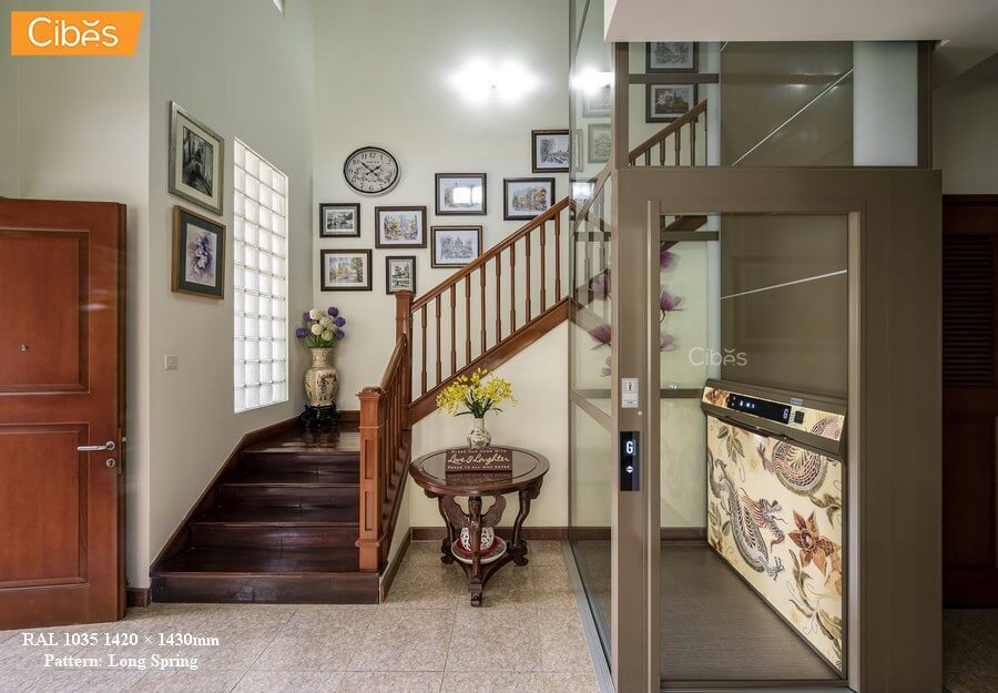Cibes V80别墅家用电梯越南装置案例-1