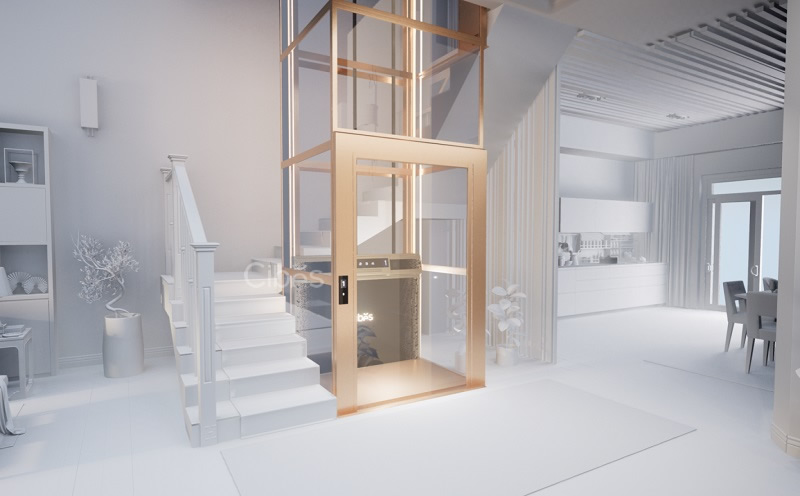 Cibes V80系列家用电梯井道配色