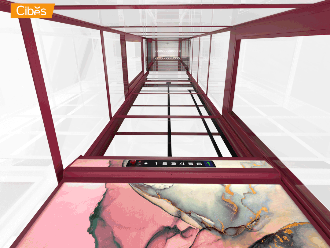 cibes家用电梯时尚版-富厚配景设计