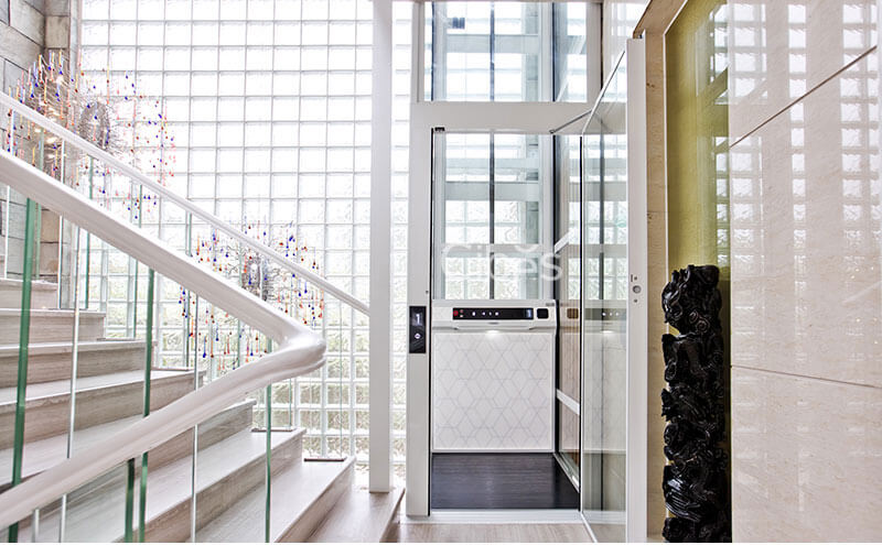 广东佛山三层家用电梯装置案例 202105