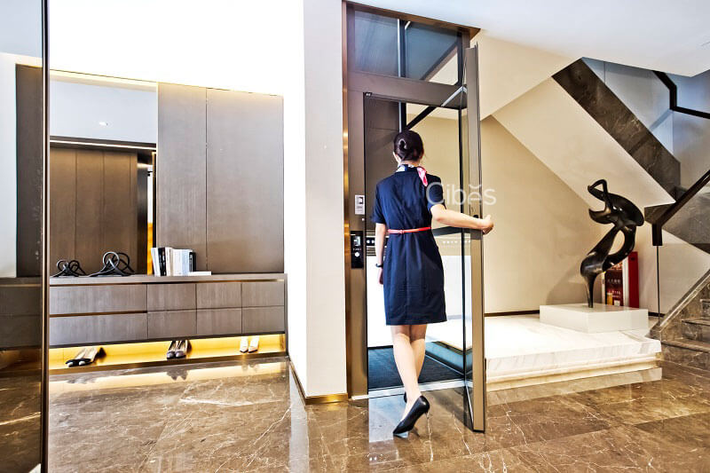 Cibes别墅电梯-广州装置案例